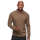 Men's Croft & Barrow&reg; Classic-fit Stretch Interlock Polo, Size: Xxl, Dark Brown