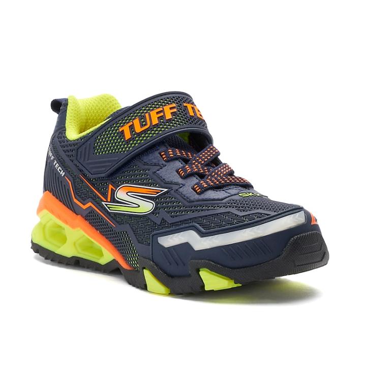 Skechers S Lights Hydro Lights Boys' Light Up Sneakers, Size: 3, Orange
