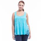 Plus Size Marika Active Alyssa Scoopneck Tank, Size: 2xl, Blue (navy)