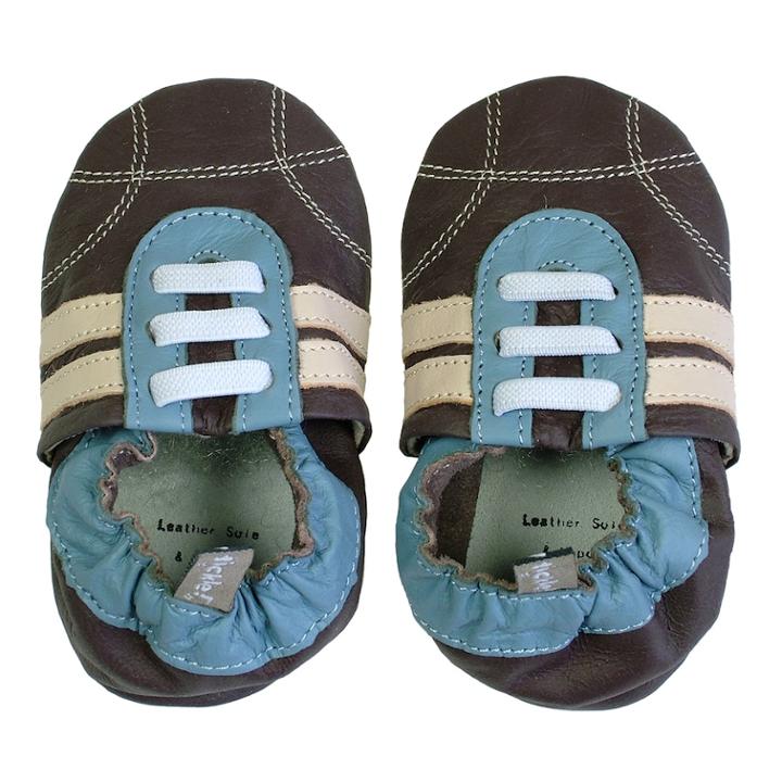 Tommy Tickle Baby Leather Sport Shoes, Infant Boy's, Size: 18-24 Month, Brown