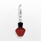Sterling Silver Nail Polish Charm, Women's, Grey