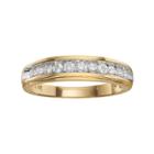 Lovemark 14k Gold Two-tone 3/8-ct. T.w. Certified Diamond Wedding Band, Women's, Size: 5, White