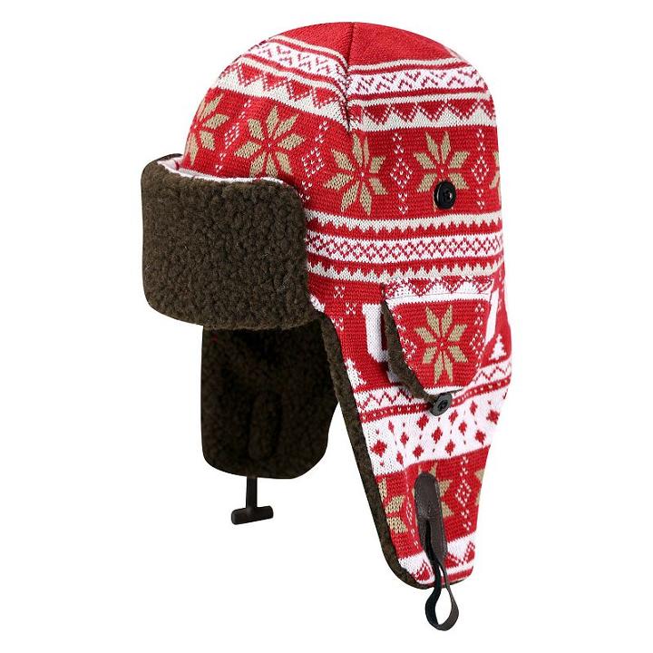 Adult Top Of The World Indiana Hoosiers Trapper Hat, Med Red