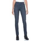Women's Gloria Vanderbilt Amanda Classic Tapered Jeans, Size: 18 Short, Dark Grey
