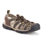 Croft & Barrow&reg; Men's Bungee Fisherman Sandals, Size: Medium (9), Dark Green