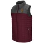Men's Arizona State Sun Devils Amplitude Puffer Vest, Size: Small, Dark Red