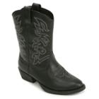 Deer Stags Ranch Kids' Cowboy Boots, Kids Unisex, Size: 12, Black