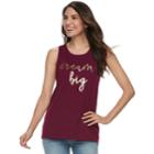 Women's Apt. 9&reg; Graphic Tank, Size: Xxl, Red