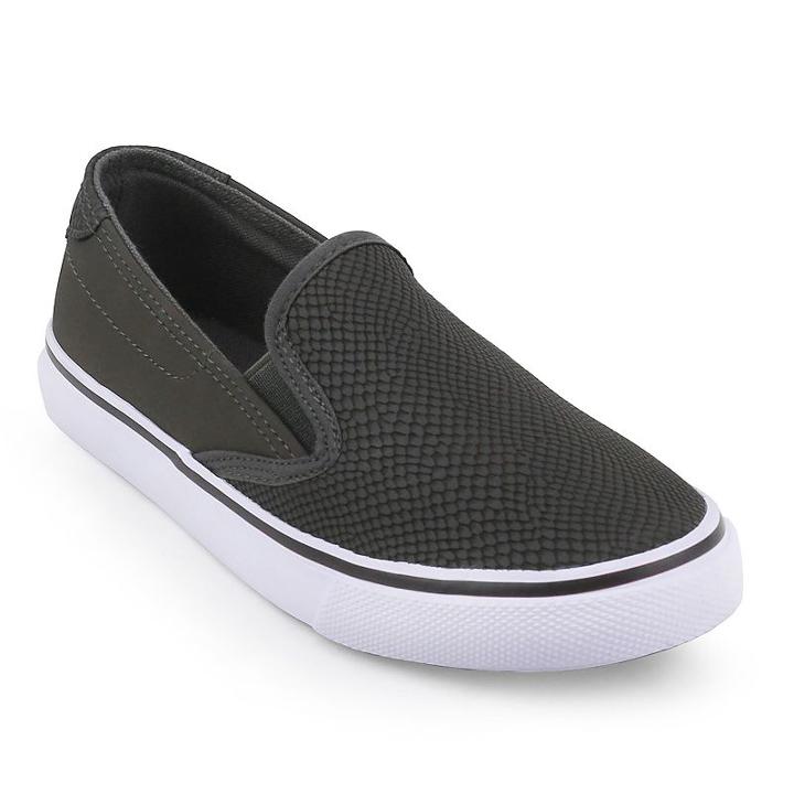 Unionbay Bass Boys' Slip-on Shoes, Boy's, Size: 4, Beig/green (beig/khaki)