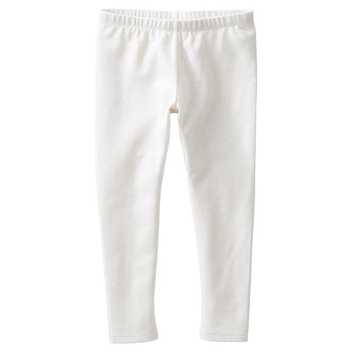 Girls 4-8 Oshkosh B'gosh&reg; Solid Full-length Leggings, Girl's, Size: 6, White
