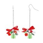 Christmas Gift Beaded Drop Earrings, Women's, Multicolor