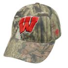 Adult Top Of The World Wisconsin Badgers Resistance Mossy Oak Camouflage Adjustable Cap, Men's, Green Oth