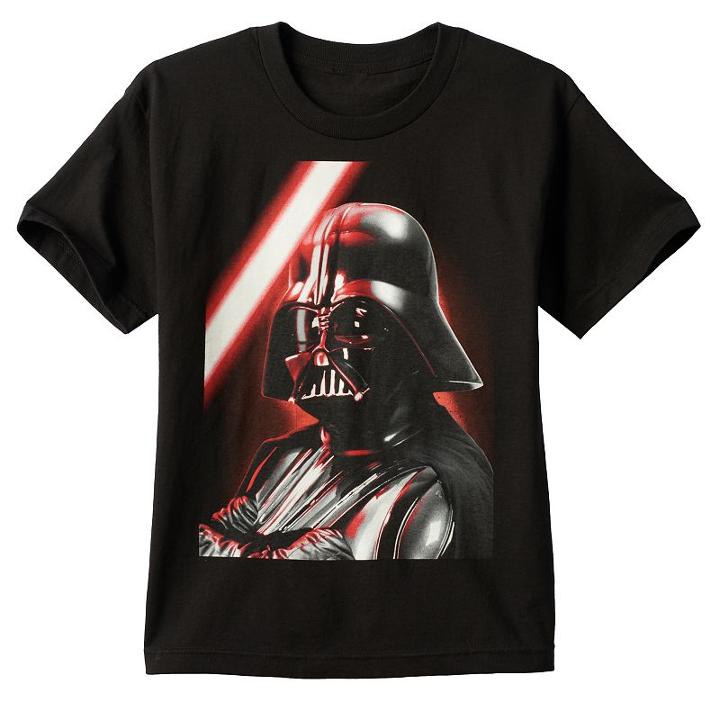 Boys 8-20 Star Wars Darth Vader Tee, Boy's, Size: Xl, Black