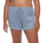 Juniors' Plus Size So&reg; Mesh Running Shorts, Teens, Size: 1xl, Light Blue