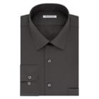 Men's Van Heusen Slim-fit Lux Sateen No-iron Dress Shirt, Size: 14.5-32/33, Grey Other
