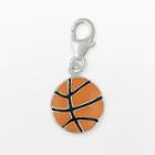 Personal Charm Sterling Silver Basketball Charm, Women's, Orange