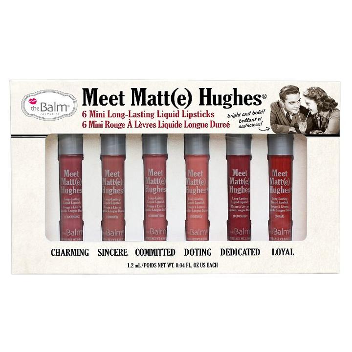 Thebalm Meet Matt(e) Hughes Liquid Lipstick Set - Limited Edition, Multicolor