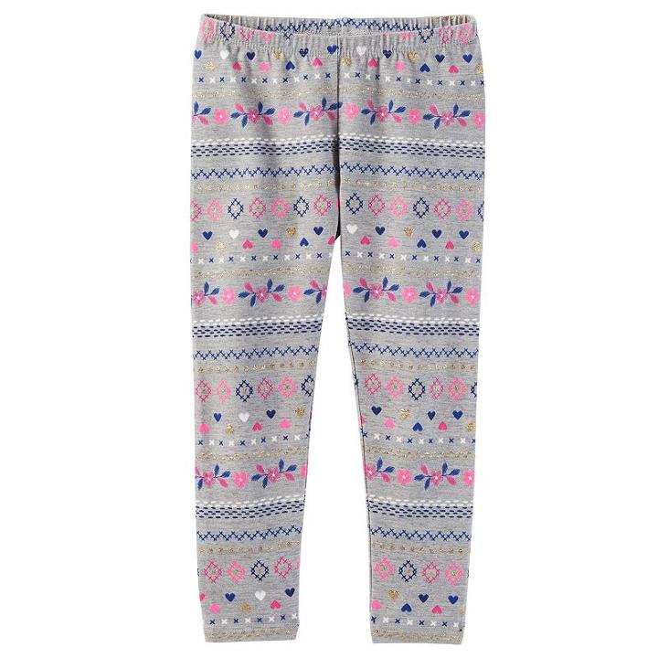 Girls 4-8 Oshkosh B'gosh&reg; Print Leggings, Girl's, Size: 7, Ovrfl Oth
