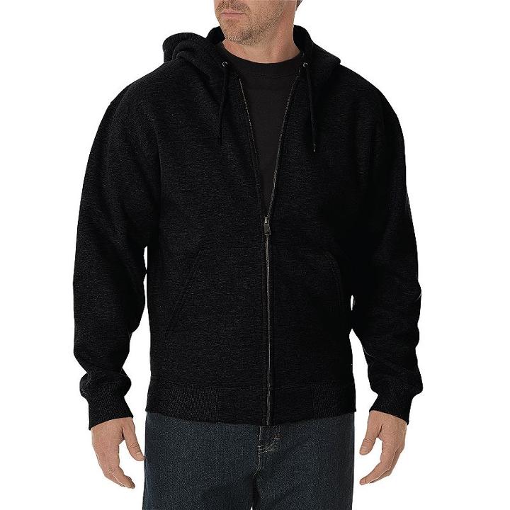 Big & Tall Dickies Full-zip Hoodie, Men's, Size: 4xl, Black