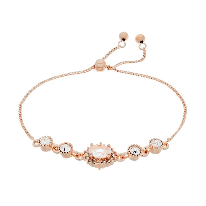 Lc Lauren Conrad Simulated Crystal Lariat Bracelet, Women's, Light Red