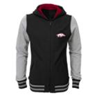 Girls 4-6x Arkansas Razorbacks Varsity Hoodie Jacket, Girl's, Size: L (6x), Multicolor