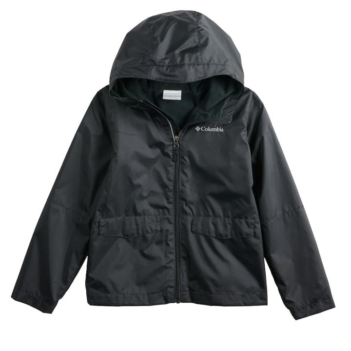 Boys 8-20 Columbia Weather-drain Lined Jacket, Size: Large, Grey (charcoal)