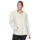 Plus Size Tek Gear&reg; Fleece-lined V-neck Hoodie, Women's, Size: 1xl, Light Grey
