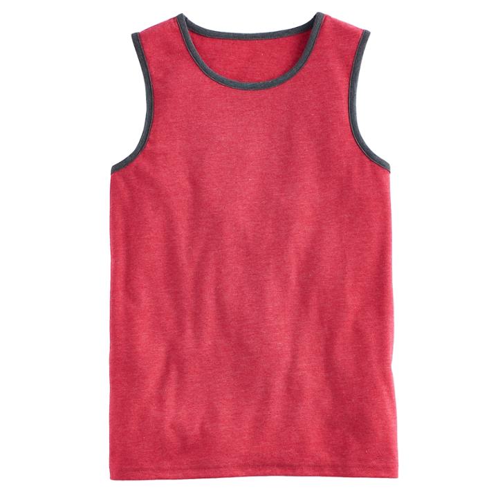 Boys 8-20 Urban Pipeline&reg; Ultimate Solid Tank, Size: Large, Med Red