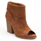 So&reg; Nochill Women's Peep Toe Ankle Boots, Size: Medium (6), Lt Beige
