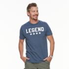 Men's Dad & Me The Legend Graphic Tee, Size: Small, Blue (navy)