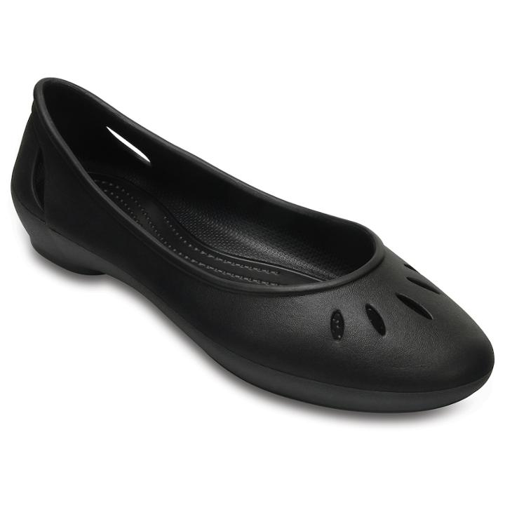 Crocs Kelli Women's Flats, Size: 11, Black