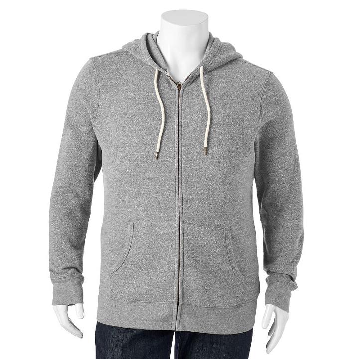 Big & Tall Sonoma Goods For Life&trade; Fleece Hoodie, Men's, Size: 4xb, Black