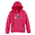 Toddler Girl Adidas Foil Performance Hoodie, Size: 2t, Dark Pink