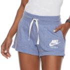 Women's Nike Gym Vintage Drawstring Shorts, Size: Medium, Brt Purple