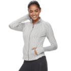 Women's Fila Sport&reg; Heathered Running Jacket, Size: Xl, White