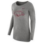 Women's Nike Arkansas Razorbacks Cozy Knit Top, Size: Medium, Dark Beige