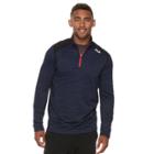 Men's Fila Sport&reg; Thermal Quarter-zip Top, Size: Large, Dark Blue