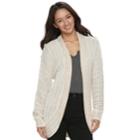 Juniors' Pink Republic Dolman Cocoon Cardigan, Teens, Size: Small, Lt Brown