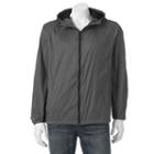 Big & Tall Hemisphere Packable Hooded Rain Jacket, Men's, Size: Xl Tall, Grey (charcoal)