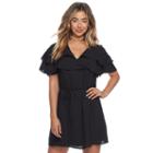 Juniors' Candie's&reg; Tiered Ruffle Dress, Teens, Size: Xl, Black