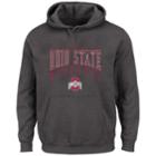 Men's Ohio State Buckeyes Pullover Hoodie, Size: Xlt, Grey (charcoal)