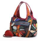 Amerileather Avie Mini Leather Satchel, Women's, Multicolor