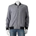 Men's Marc Anthony Slim-fit Linen-blend Bomber Jacket, Size: Xxl, Black