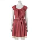 Women's Lc Lauren Conrad Lace Pleated Fit & Flare Dress, Size: Xs, Med Pink