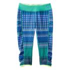 Girls 7-16 Fila Sport&reg; Contrast Printed Capri Leggings, Girl's, Size: S(8), Med Green