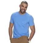 Men's Sonoma Goods For Life&trade; Classic-fit Slubbed Pocket Tee, Size: Xxl, Blue (navy)