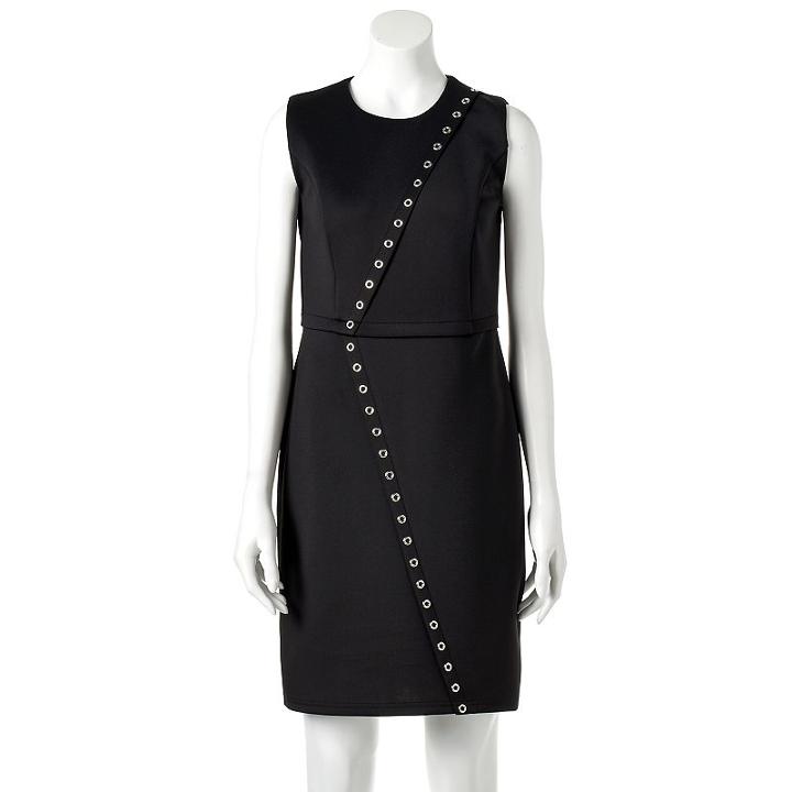 Women's Apt. 9&reg; Grommet Sheath Dress, Size: 0, Oxford