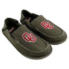 Men's Oklahoma Sooners Cazulle Canvas Loafers, Size: 11, Grey