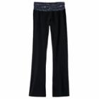 Girls 7-16 & Plus Size So&reg; Tie-dye Waist Yoga Skinny Bootcut Pants, Size: 16 1/2, Oxford