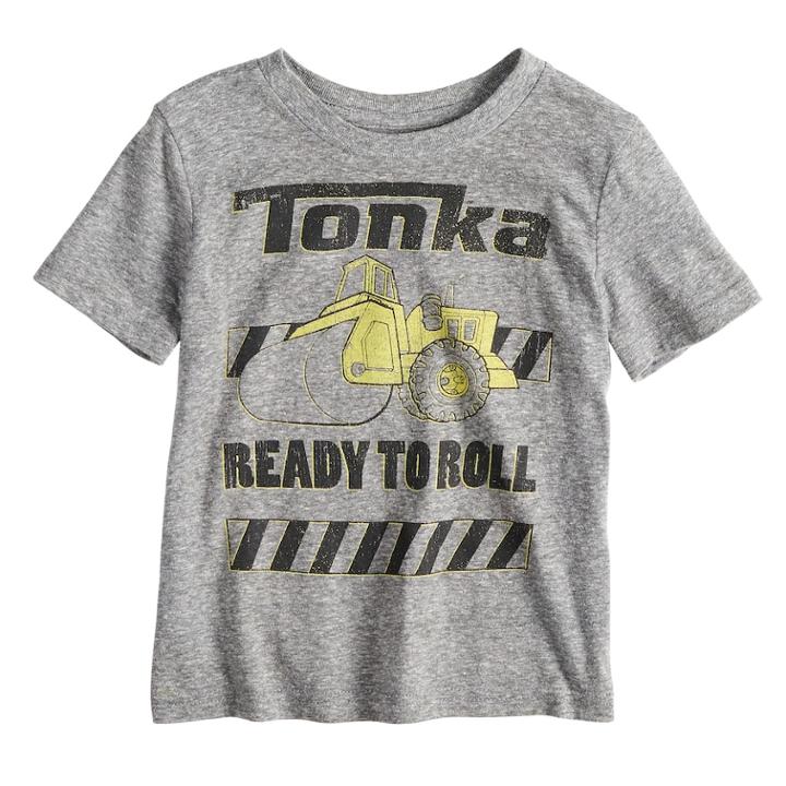 Toddler Boy Jumping Beans&reg; Tonka Ready To Roll Graphic Tee, Size: 5t, Grey